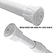 Rumibuying Tension Rod 6 Pack Spring Tension Curtain Rods Extendable Tension Rod for Bathroom Window Closet White (15.7
