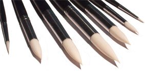 Toray Round Brush / White (Set of 7)