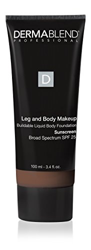 Dermablend Leg and Body Makeup, with SPF 25. Skin Perfecting Body Foundation for Flawless Legs with a Smooth, Even Tone Finish, 3.4 Fl. Oz. (Best Foundation For Smooth Flawless Skin)