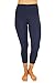 90 Degree By Reflex – High Waist Tummy Control Shapewear – Power Flex Capri Legging – Quality Guaranteed - Midnight Navy Medium