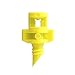 xGarden 120 Pack Yellow 360 Degree Micro Sprayer Fan Jet - for Hydroponic and Aeroponic Misters and Cloners