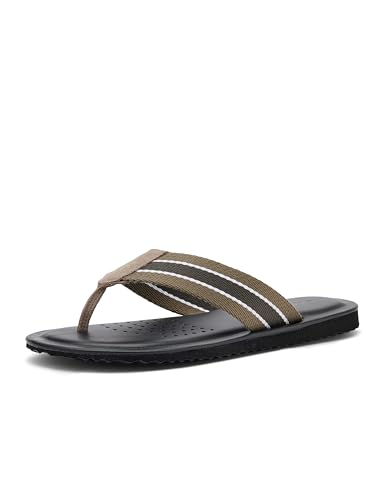 Geox U ERICE B, Sandale à glissière Homme, Dove Grey/Pistachio,