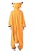 WOTOGOLD Animal Cosplay Costume New Fox Unisex Adult Pajamas Orange, Small