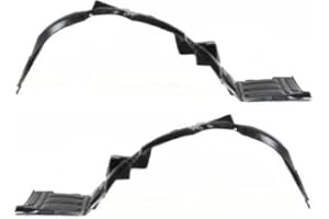 Evan Fischer Fender Liner Front, Driver and Passenger Side Compatible with 2000-2005 Mitsubishi Eclipse Plastic Material, Set of 2, (2) Fender Liners - MI1249110, MI1248110