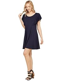 LUVAGE Christie Ruffle Puff - Mini vestido de verano para mujer