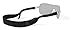 Croakies Original Neoprene Eyewear Retainer Sunglass Strap Band | Eyeglass & Sports Glasses Holder Keeper Lanyard | 2pk Bundle + Cloth, Black