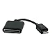 ANRANK USB300510AK Black Docking 30Pin Female To Micro USB 5P Data Charge Adapter Cable 10Cm for iPad iPhone