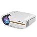 Meyoung TC80 LED Mini Projector, Home Theater LCD HD Movie Video Projectors Support 1080P TV HDMI Outdoor Indoor Movie Night, DVD Player, Smartphone, Laptop, Games (White), 4.5 inch rectange (FBA_JT-TC80)