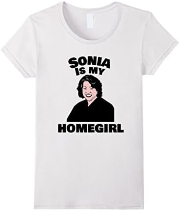Womens Sonia Sotomayor Supreme Court Funny Latina Law T-Shirt Medium White