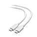 USB-IF Certified Cable Matters 10 Gbps Gen 2 USB C to USB C Cable with 4K Video and 100W Power Delivery in White 3.3 Feet, 1m primary