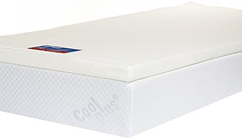 Southern FoamMemory Mattress Topper with Cover, 2 Inch, UK Single