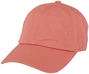 Plain Cotton Pitbull Unisex Dad Hat Adjustable Cap (Adjustable, Coral)