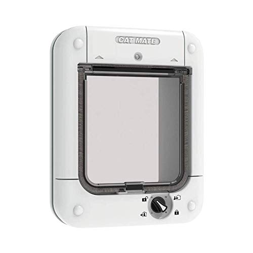 black microchip cat flap