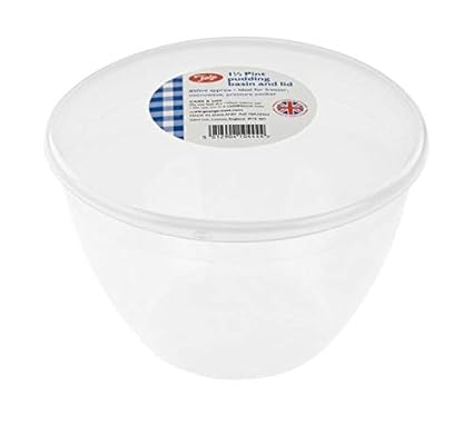 Tala 2-teilig 1 1/2 Pint Puddingform mit Deckel, transparent