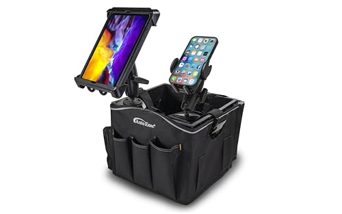 AutoExec Milkcrate Vehicle and Mobile Office Work Station with Apron Organizer,…