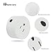 MartinJerry Mini Smart Plug Works with Alexa, Smart Home Devices Works with Google Home, No Hub Required, Easy Installation and App Control as Smart Switch On/Off/Timing (Round - 1 Pack)
