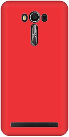 Grafins For Asus Zenfone 2 Laser Ze550Kl Hard Matte Solid Color Back Cover Case (Red)