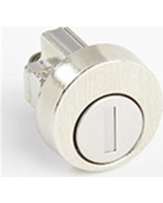 Mailbox Cam Lock Clockwise â€“ New Style â€“ Bright Nickel Finish (US14)