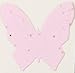 Personalized Butterfly Memorial Bookmarks with Seeds (Set of 25) Plantable Funeral Cards (Pink)