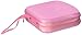 Foxnovo Portable Clear Plastic 40 Cd DVD VCD Disc Holder Storage Box Bag Wallet Case Protector Organizer (Pink)