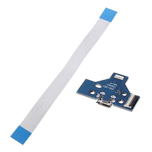 2 Sets for Playstation 4 for PS4 Controller Replacement Parts with 14 Pin Cable USB