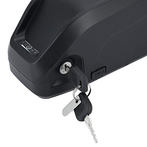 Simoner Electric E-Bike Li-ion Battery, E-Bike Rechargeable Lithium Battery with Charger, Replacement for Electric Bicycle Mountain Bikes Motor (36V 15.6Ah 561.6Wh)
