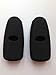 2pcs Black Silicone Fob Skin Cover Fob Remote Keyless Entry Smart Key Case Shell Key Protector Key Jacket for Lincoln Ford Escape Explorer Focus Taurus Flex 5 Buttons