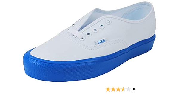 vans authentic white black sole