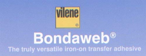Vilene Bondaweb 329 - Fusible, Iron On, Double Sided Sheet - White - 1m x 45cm - Per Metre