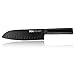 OOU Pro Kitchen 7 inch Chef's Knife High Carbon Black Stainless Steel Sharp Knives Ergonomic Equipment