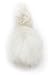 Standing Baby Alpaca Fur Alpaca Cria Figure - White 7 Inch