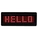 LED Digital Scrolling Message Name Tag ID Badge