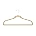Premium Quality Thin Velvet Hangers - 50 Pack - Ivory - Heavy Duty Non Slip Suit Hangers Swivel Ultra Thin