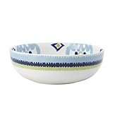 Rachael Ray Dinnerware Ikat 10-Inch Stoneware Serving Bowl, Print