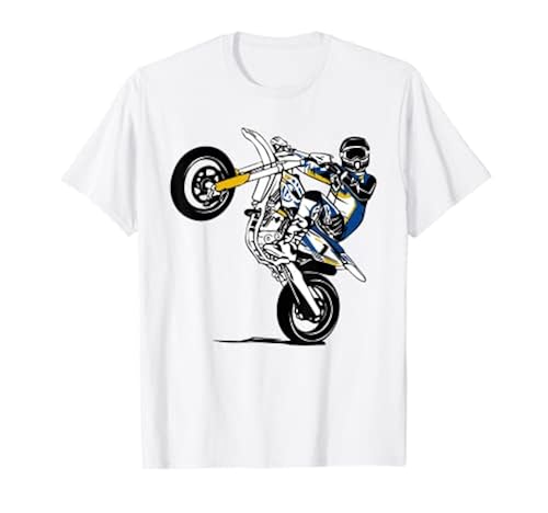 T-shirt Supermoto Moto Cross Enduro - Design Sportif Pour Hommes