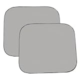 Auto Expressions Two Piece Spring Front RV Windshield Sunshade - Silver