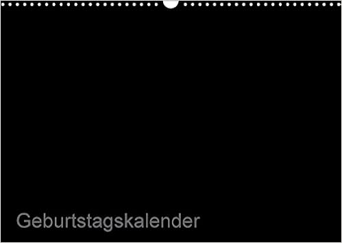 Bastel Geburtstagskalender Schwarz Geburtstagskalender Wandkalender 18 Din A3 Quer Der Elegante Geburtstagskalender Zum Selbst Gestalten Kalender Apr 01 17 Ist Gut Kreativ Amazon De Ist Gut Kreativ Bucher