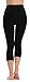 Prolific Health High Compression Women Pants Yoga Fitness Leggings (Small/Medium, Black Capri)