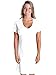Lat Womens Fine Jersey Crossover V-Neck Coverup Dress,White,XX-Large/XXX-Large