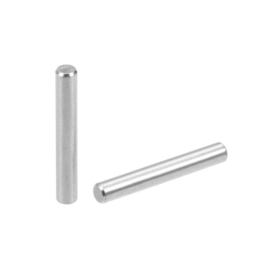 sourcing map 50Pcs 4mm x 26mm Dowel Pin 304 Stainless Steel Shelf Pegs Support Shelves Silver Tone
