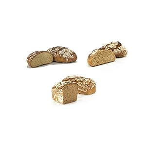 Vestakorn ambachtelijk brood, Broodselectie: 3 gemengde roggebroodjes – vers brood – natuurlijke zuurdesem, in 10…