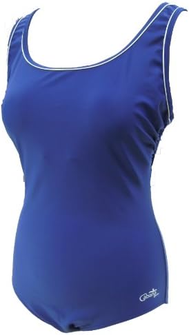 Cabana Sports Athena One-piece Enduralast Polyester (Navy-white, 16)