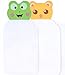 Easem Animal Face Cotton Sweat Absorbent / wicking Towel, 2 Packs