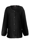 G Med Women's Snap Up Button Down Pockets Medical Scrub Warm Jacket