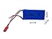 BTG Upgrade 7.4v 1200mAh Battery for JJRC H40 F01 Goggles MJX X101 Wltoys V353 V353B V666 V262 A949 A969 K929 V912 V915 UDI U829X Drone-pack of 2