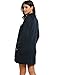 Zeagoo Women Cowl Collar Raglan Sleeve Solid Loose Pullover Hoodie Dress (Large, Navy Blue)