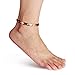 VITEROU Womens Pure Copper Magnetic Therapy Anklet with Healing Magnets for Feet and Ankles Arthritis and Carpal Tunnel,11 Inches