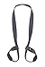 Yoga Mat Sling Carry Strap – Adjustable, Durable, Cotton (Grey)