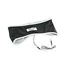 CozyPhones Sleep Headphones & Travel Bag, Lycra Cool Mesh Lining and Ultra Thin Speakers. Perfect for Sleeping, Sports, Air Travel, Meditation and Relaxation - WHITE