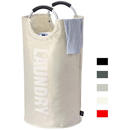 image for HOUSE DAY Large Laundry Hamper Collapsible Fabric Laundry Basket, Fold